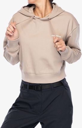 Bluza z kapturem damska Salomon Short Hoodie - etherea