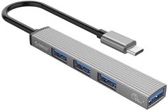 Zdjęcie Hub USB Orico Adapter Hub USB do USB 3.0 + 3x USB 2.0 (szary) (AH13GYEPIP) - Kielce