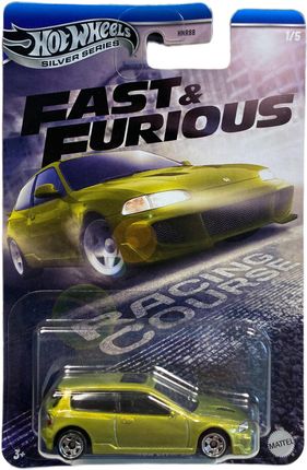 Hot Wheels Fast & Furious auto Honda Civic EG Silver Series 6,5 cm