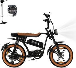 Zdjęcie Evercross Fatbike 250W X4.0 48V13Ah Pomarańczowy 20 - Orneta