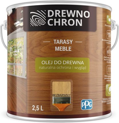 Drewnochron Olej do Drewna Bezbarwny 2,5L