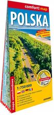 Zdjęcie Polska; laminowana mapa samochodowa 1:750 000 - Toruń