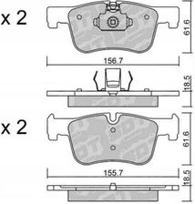 Zdjęcie Sdt Brakes Klocki Hamulcowe 2133000 - Tłuszcz