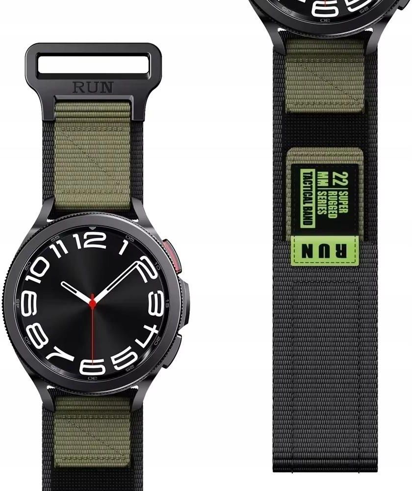 Cinturino In Nylon 22mm Per Amazfit T-Rex 3 Pro, Balance, Bip, GTR E Huawei Watch – Bianco, Elastico E Regolabile