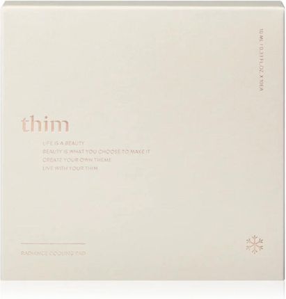 Thim Radiance Cooling Pad Tonizujące Płatki Do Twarzy Z Efektem Chłodzącym 10Szt.