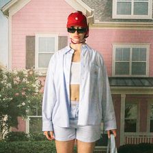 Zdjęcie Koszula damska Kaotiko Stripes Dark People blue/white Wiosna 2025 - Serock