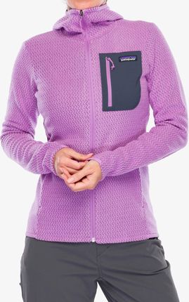 Bluza rozpinana damska Patagonia R1 Air Full-Zip Hoody - brisk purple