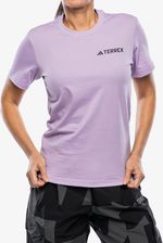 Zdjęcie Koszulka z nadrukiem damska adidas TERREX Graphic T-Shirt - powder plum - Bydgoszcz