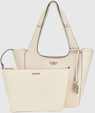 GUESS Beżowa shopperka damska Calista 2 In 1