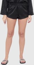 Zdjęcie JUICY COUTURE Czarne satynowe szorty piżamowe w logo, Rozmiar XS - Pruszków