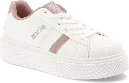 Białe Trampki Big Star Sportowe Obuwie Damskie Na Platformie