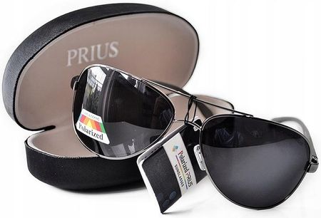 OKULARY MĘSKIE POLARYZACYJNE PRIUS PILOTKI AVIATOR