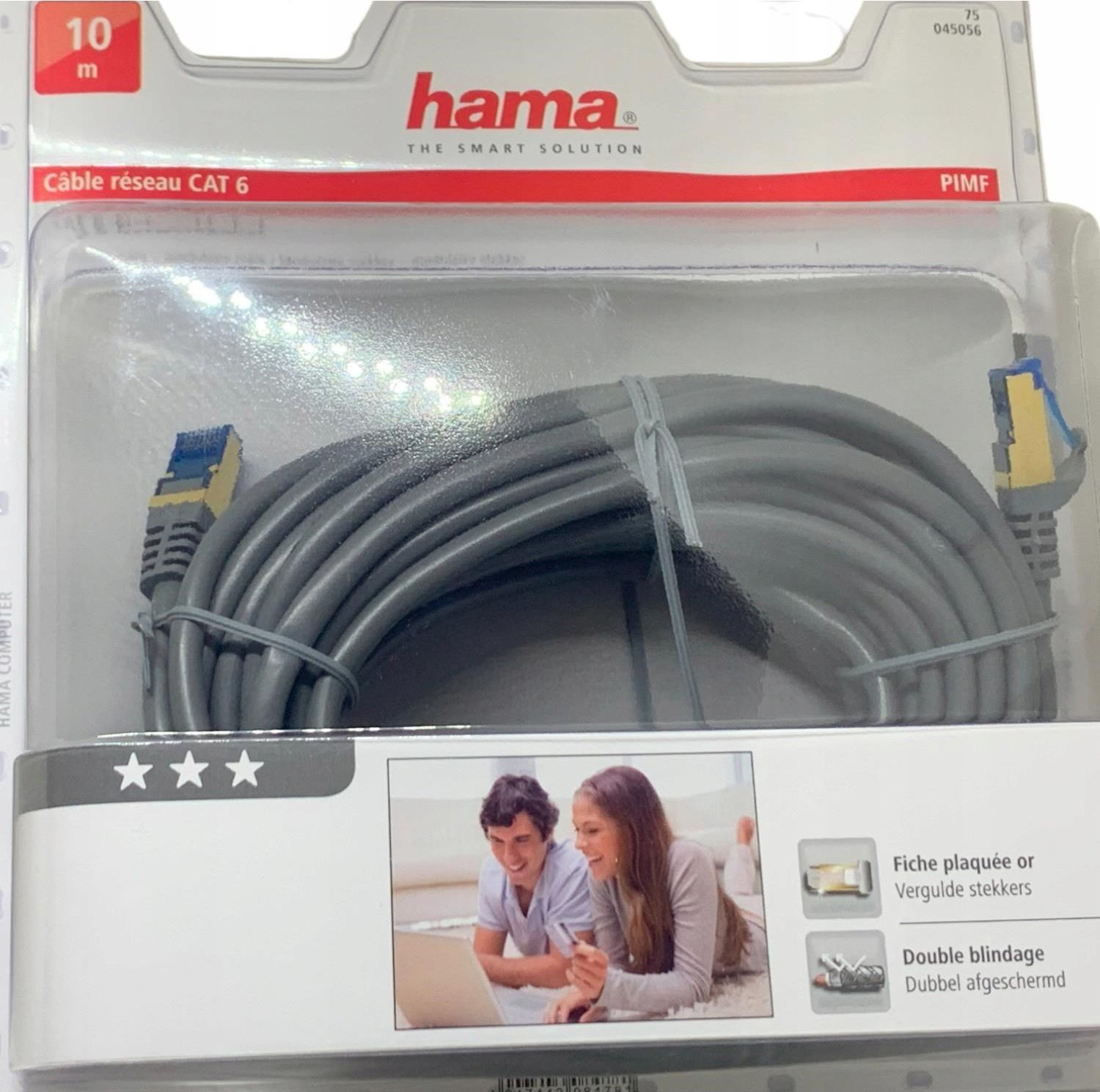 Hama Lan Ethernet RJ45 Cat 6 10 M Gold Internetowy (86652) - Opinie i ...