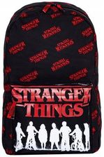 Zdjęcie Astrabag Stranger Things Plecak Jednokomorowy Wycieczkowy Czarny Czerwony Biały - Połaniec