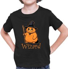 Zdjęcie Wizard - kot czarodziej - dziecięca koszulka na prezent - Katowice