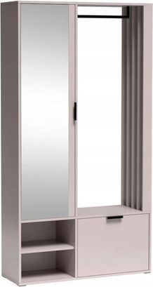 Furnidea Kaszmir Z Lustrem I Lamelami Półki Wieszak Venna 189.4Cm