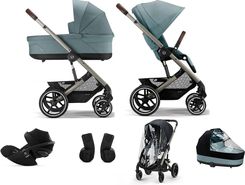 Zdjęcie Cybex Balios S Lux 2.0 Set L Zestaw 6w1 Z Fotelikiem Cloud G I-Size I Akcesoriami Tpe Stormy Blue Wielofunkcyjny - Chrzanów