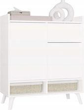 Zdjęcie Komoda 2 Drzwi 1 Szuflada Z Nóżkami BIAŁY - Świnoujście