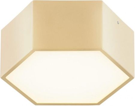 Argon Lampa Sufitowa Libero Heksagonalna Geometryczna Złota Minimalistyczna Nowoczesna Do Sypialni (8808)