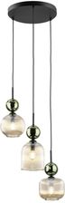 Zdjęcie Tk Lighting Sophia Green Cognac Lampa Wisząca 3Xe14 11148 (11148T) - Pszów