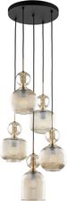 Zdjęcie Tk Lighting Sophia Cognac Lampa Wiszaca 5Xe14 11043 (11043T) - Ostroróg