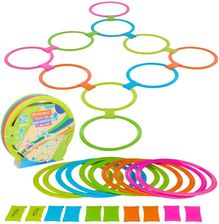 Zdjęcie Eddy Toys Gra W Klasy Kolorwe Koła Obręcze 20 Elementów - Rajgród