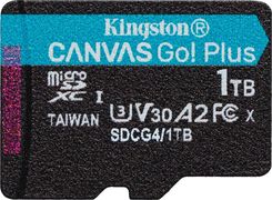 Zdjęcie Kingston microSD 1TB Canvas Go! Plus 200MB/s A2 U3 V30 - Tarczyn