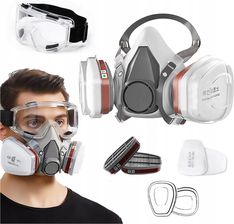 Ranking 3M Maska Przeciwgazowa Pełna Lakiernicza Gazowa 6800 Maski ochronne