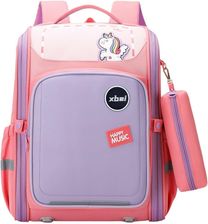 Zdjęcie Leantoys Plecak Szkolny Jednorożec Z Piórnikiem Różowy 21L - Maków Podhalański