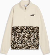 Zdjęcie Bluza damska Puma ESS GRAPHIC ANIMAL RELAXED HZ CREW beżowa 68808387 - Kraków