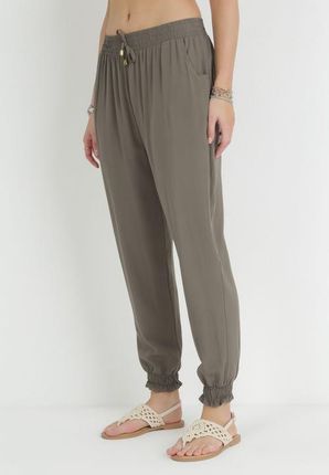 Born2Be Ciemnozielone Spodnie damskie L/XL Joggery