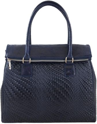 Elegancka torebka do pracy - Granatowa