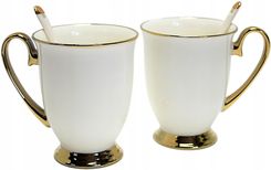 Zdjęcie Queen Isabell Zestaw Dwa Kubki Porcelanowe Złote - Radzionków