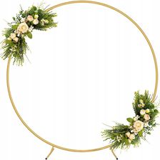 Zdjęcie Złote Koło 2,0M Na Balony Stojak Balonowy Stelaż Metalowy Ślub Impreza ZK07 - Bisztynek