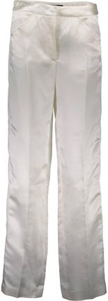 JUST CAVALLI BIAŁE SPODNIE DAMSKIE