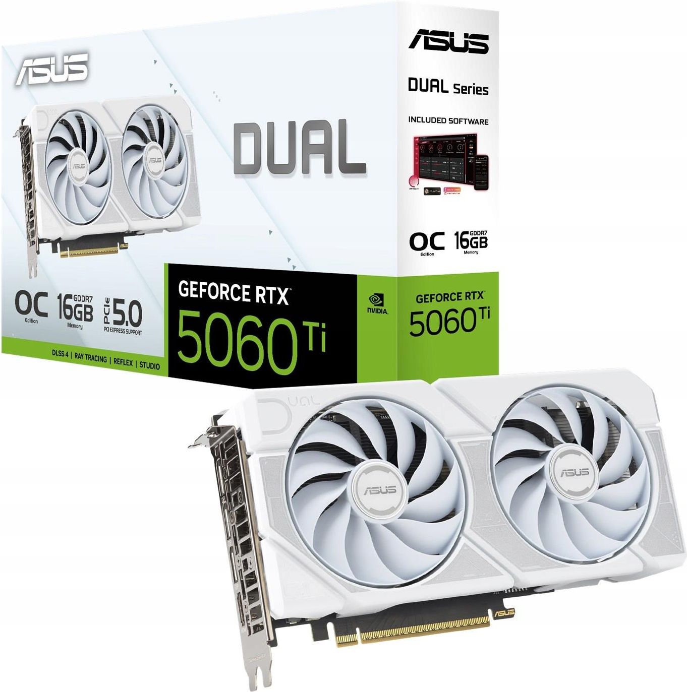 新品ASUS NVIDIA GeForce RTX 5060 Ti 16G Geforce Asus RTX 5060 TI TUF 16GB OC GDDR7 DLSS 4 - Karta