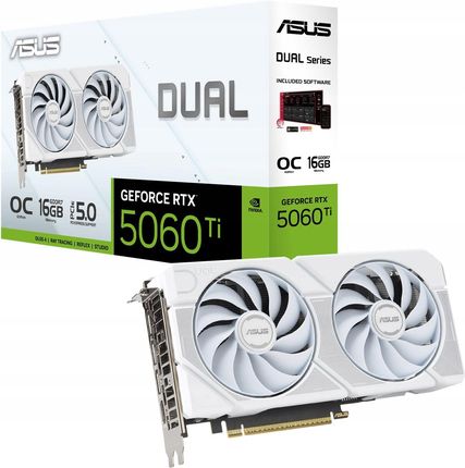 Asus Dual GeForce Rtx 5060 Ti 16GB White Oc GDDR7 Dlss 4