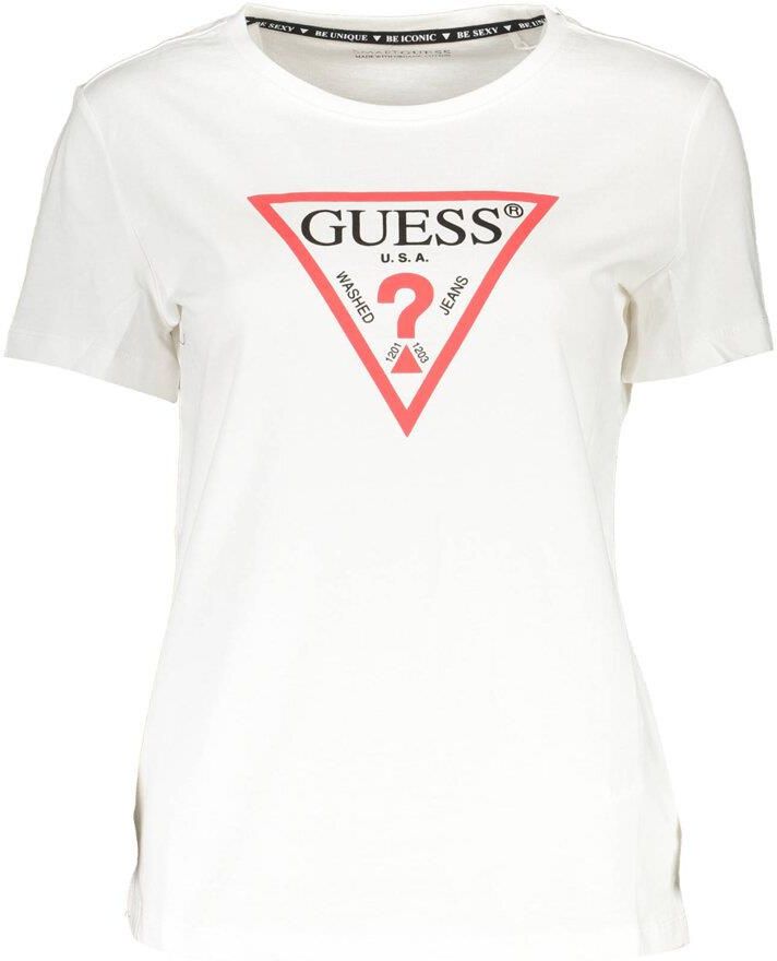 Shop Guess Jeans Logo print t-shirt on Rinascente