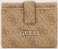 Zdjęcie GUESS Beżowy portfel damski Laurel - Piaseczno