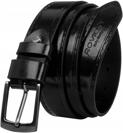 Męski skórzany elegancki pasek do spodni Rovicky