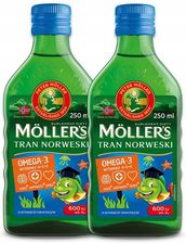 Zdjęcie Moller's Tran Norweski Owocowy 2x250ml - Działoszyce