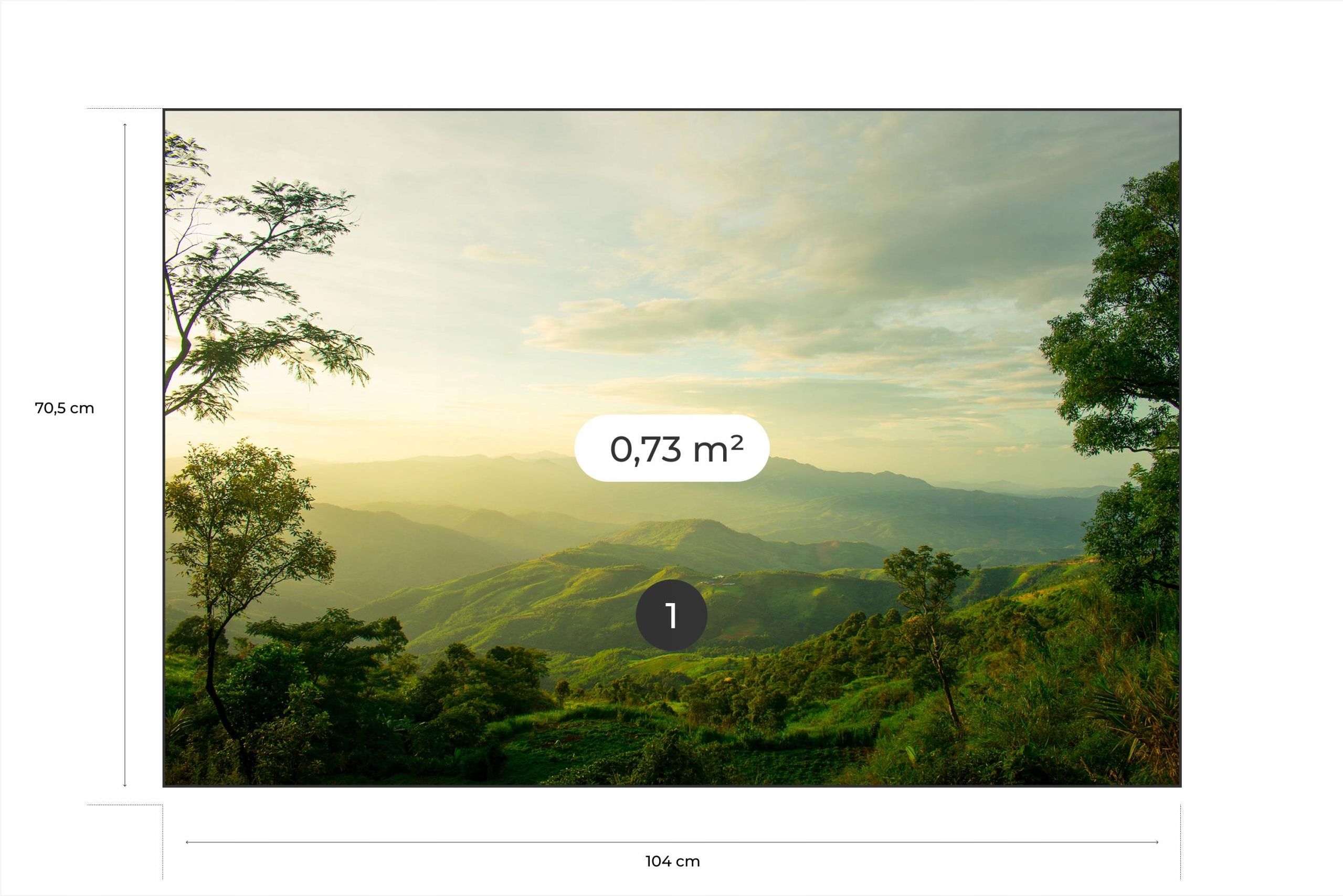 Fototapeta Las I Zachód Słońca Na Doi Tung 104x70 5 Opinie i ceny na Fototapeta Las I Zachód Słońca Na Doi Tung 104x70 5 Opinie i ceny na