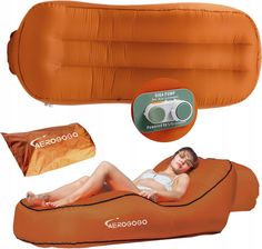 Zdjęcie Aerogogo Materac Dmuchany Automatycznie Leżak Cs1 Brązowy - Sierpc