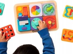Zdjęcie Fat Brain Toys Playtab Modułowa Sensoryczna Tablica Aktywności Dla Dziecka - Orneta
