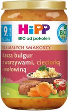 Zdjęcie Hipp Bio Od Pokoleń Obiadek Kasza Bulgur Z Warzywami Cieciorką I Wołowiną Po 9. Miesiącu - Tykocin