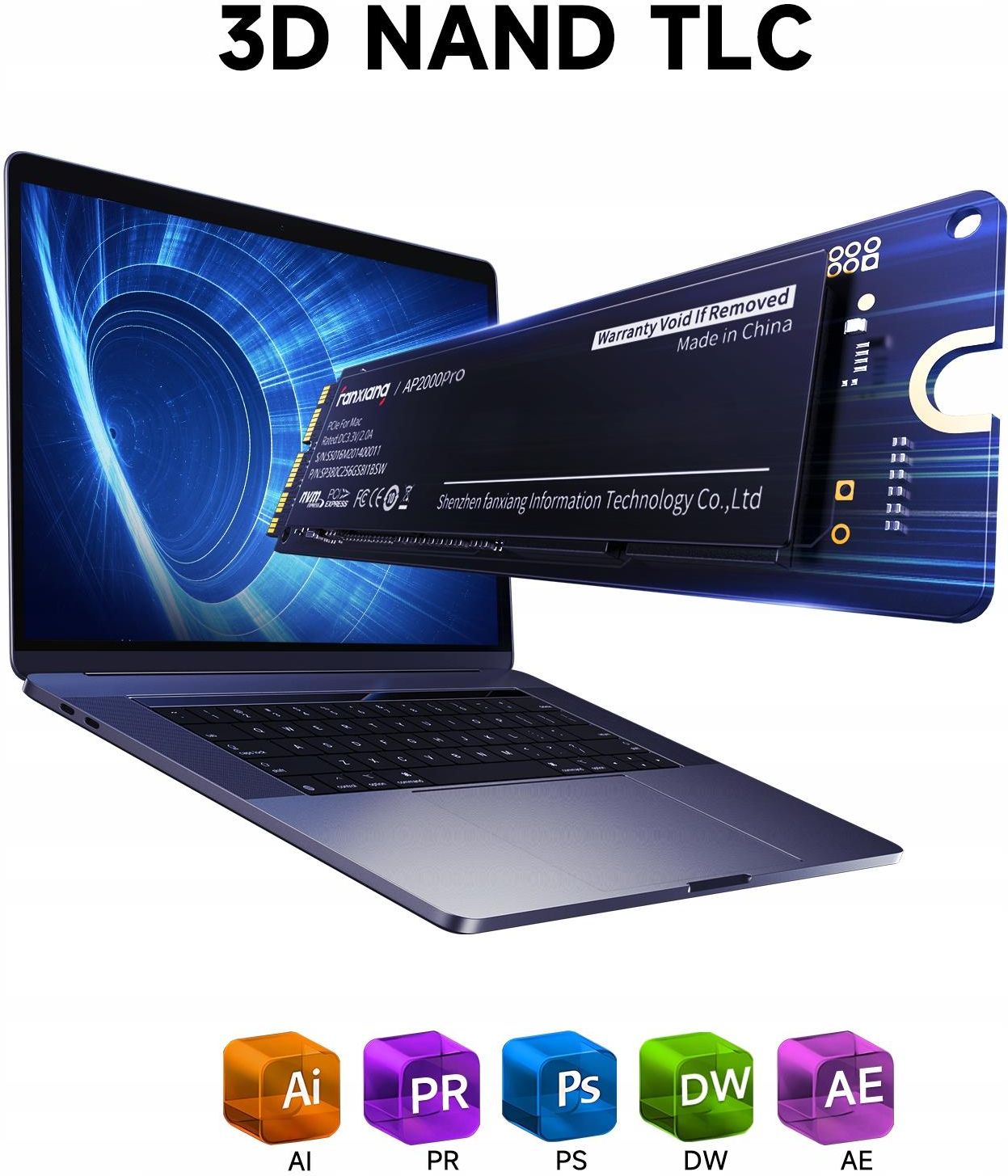 Podzespoły do laptopa Fanxiang Dysk Ssd Macbook Pro Air AP2000PRO