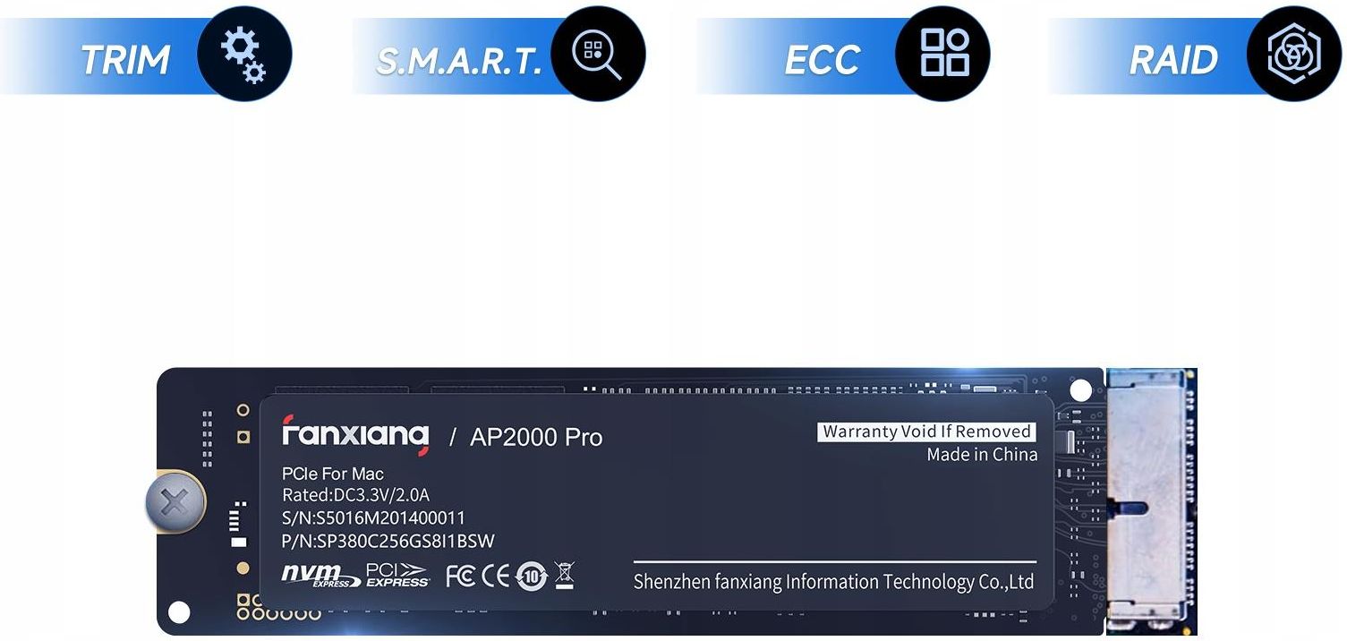 Fanxiang AP2000Pro 2TB SSD for Mac
