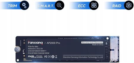 Podzespoły do laptopa Fanxiang Dysk Ssd Macbook Pro Air AP2000PRO