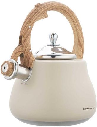 CZAJNIK STALOWY Z GWIZDKIEM 2,8L KLAUSBERG KB-7919