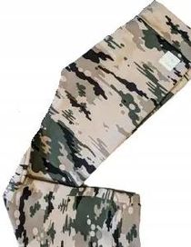 Spodnie moro jasny beż dresowe baggy legginsy bojówki rozmiar 80